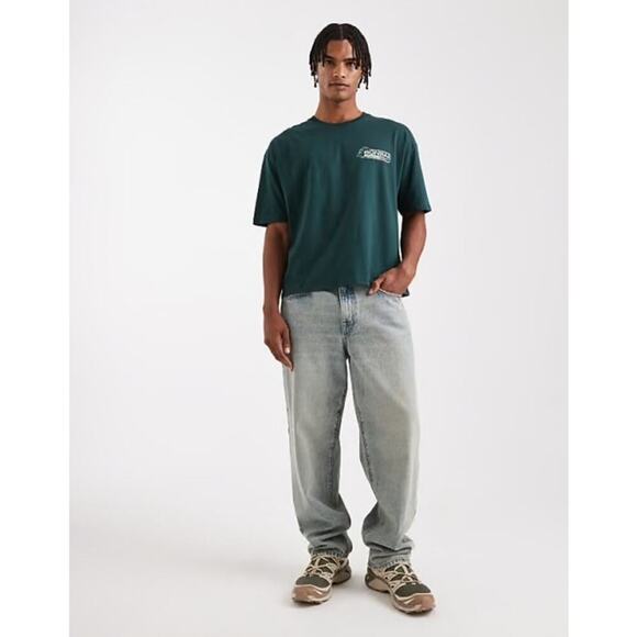 ASOS Design Bonsai Graphic Tee Boxy Oversized Fit Green XL Streetwear Unisex - Picture 5 of 11